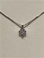 Collana Davite & Delucchi Donna in Oro bianco Diamante CLNS1013825